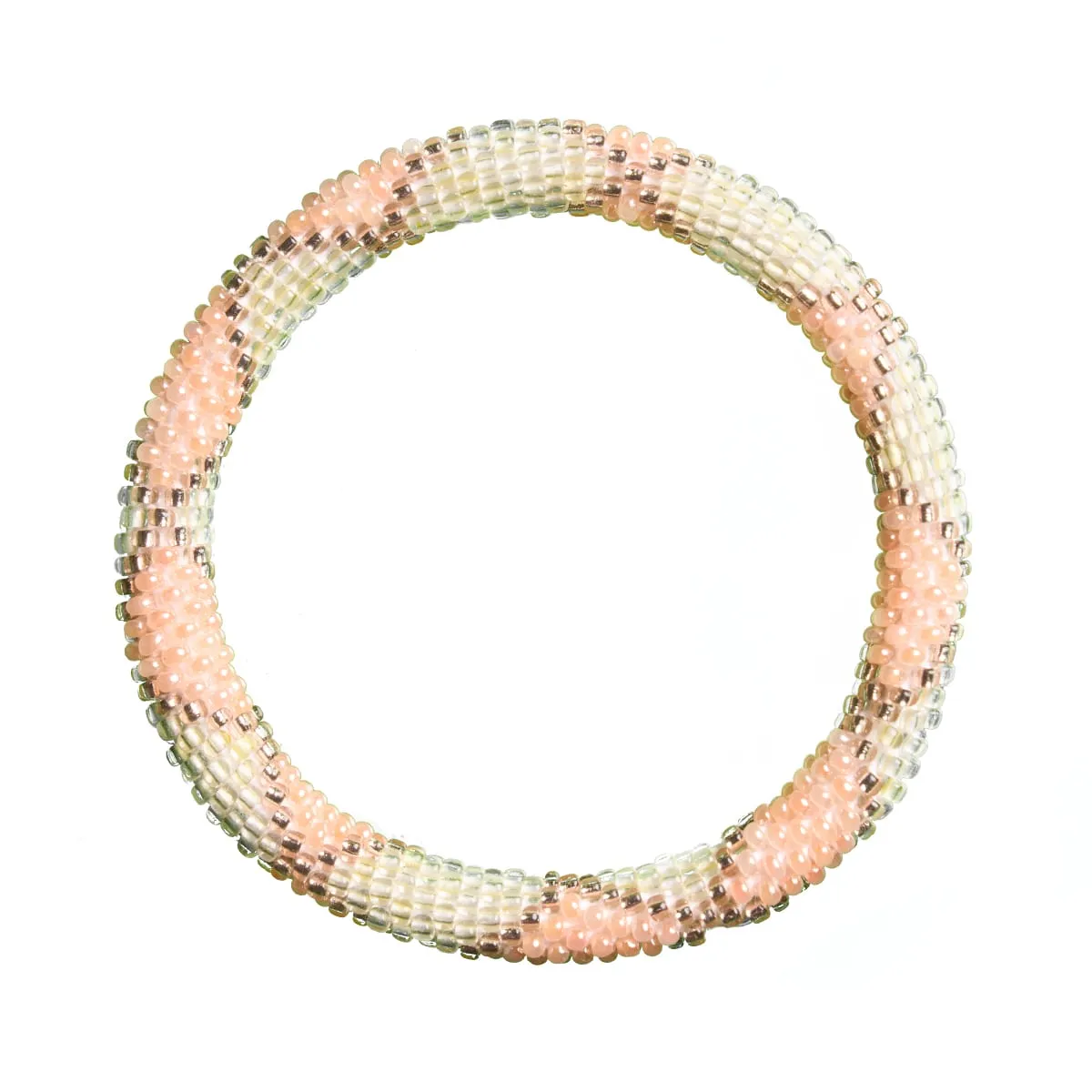 Neon Pumpkin | Himalayan Glass Bead Bracelet