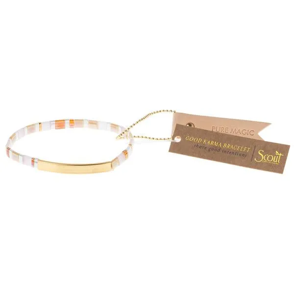 New colors!! Good Karma Miyuki Bracelet- assorted styles
