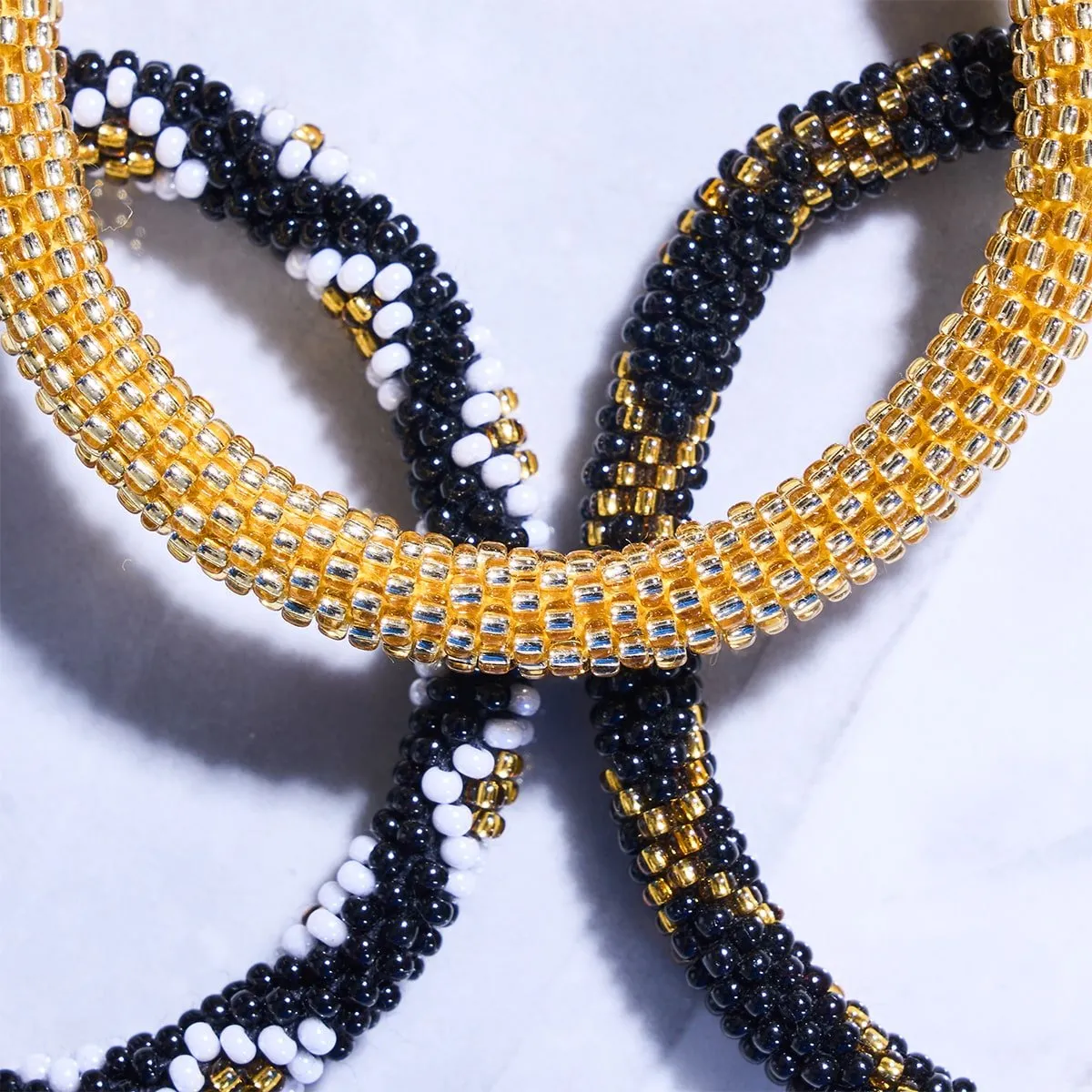Paris After Midnight | Himalayan Glass Bead Bracelet
