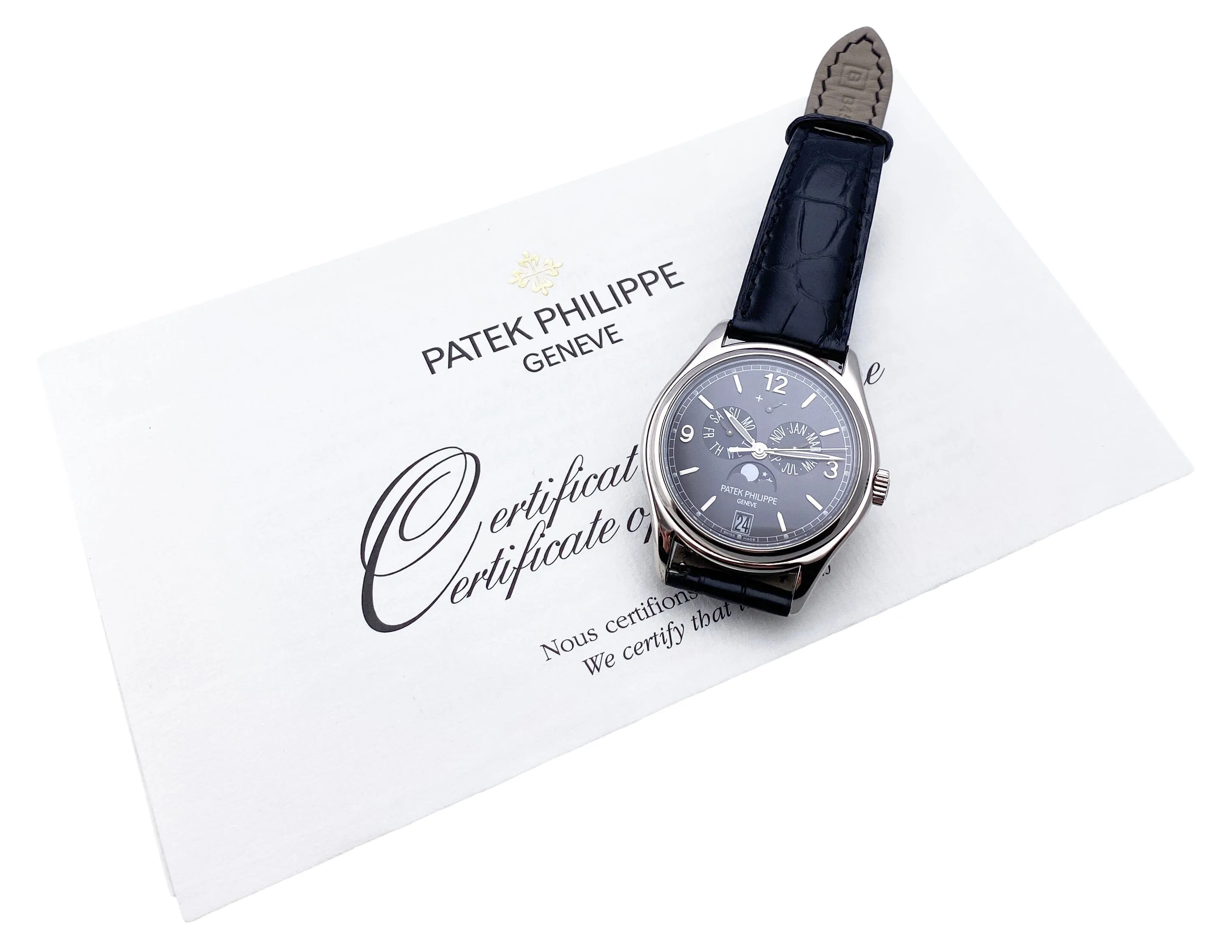 Patek Philippe Annual Calendar 5146G Mens Watch With Papers