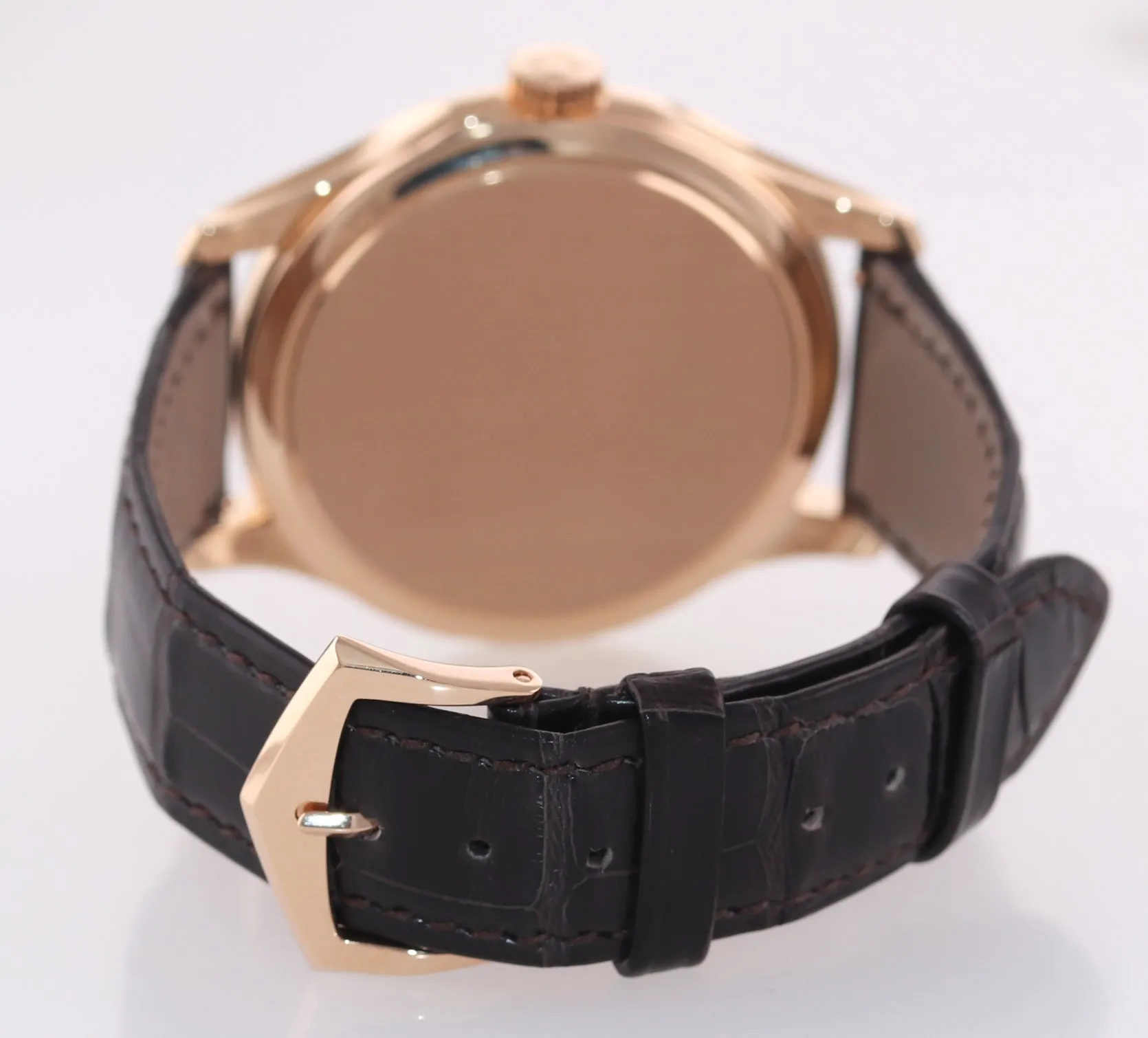 Patek Philippe Calatrava Date 18K Rose Gold Ivory 39mm 5227R-001 Watch