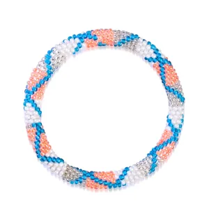 Peach Parfait | Himalayan Glass Bead Bracelet