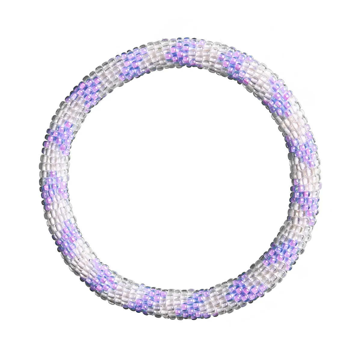 Purple Slime | Himalayan Glass Bead Bracelet