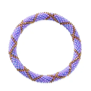 Regal Lilac | Himalayan Glass Bead Bracelet