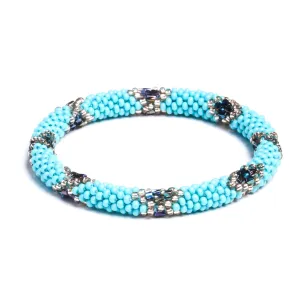 Robins Egg | Himalayan Glass Bead Bracelet
