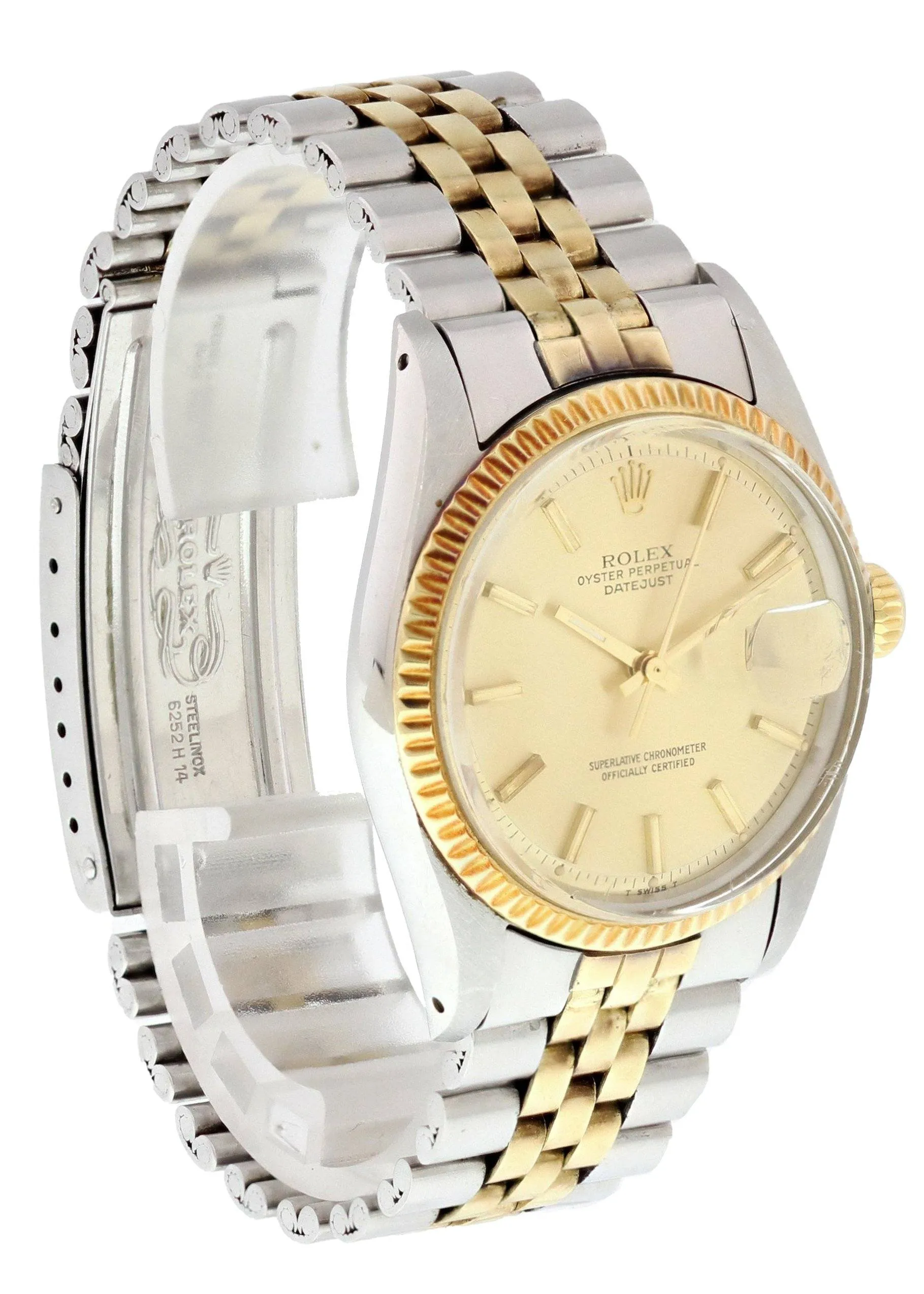 Rolex Datejust 1601 Mens Watch Box Papers
