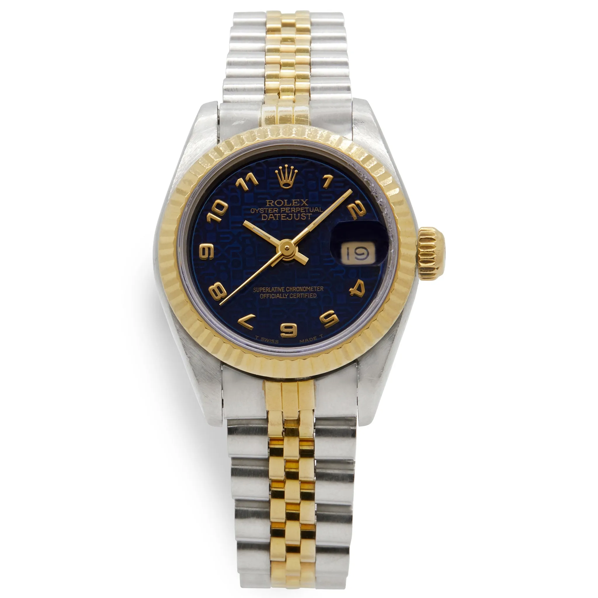 Rolex Datejust 26mm 69173 Blue Dial Automatic Women's Watch