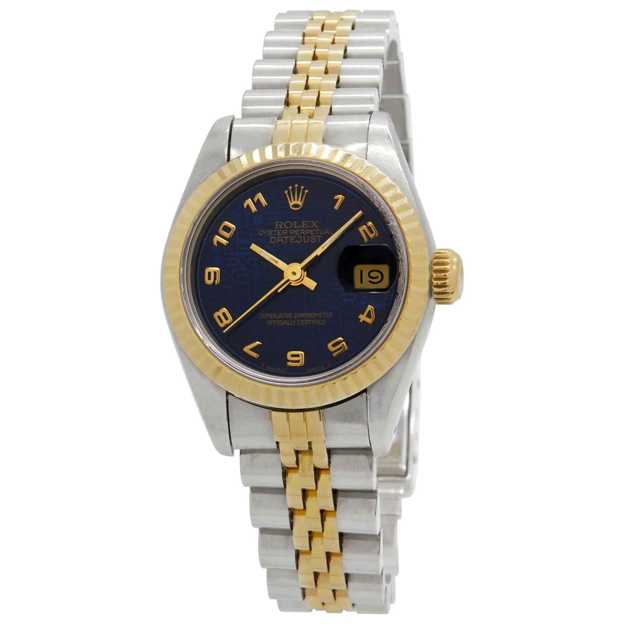 Rolex Datejust 26mm 69173 Blue Dial Automatic Women's Watch