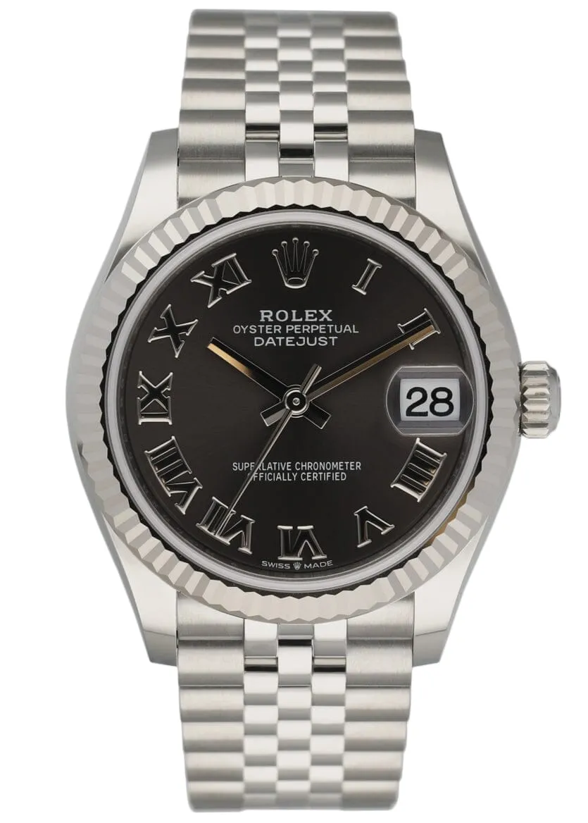 Rolex Datejust 278274 Dark Grey Dial Ladies Watch Box Papers