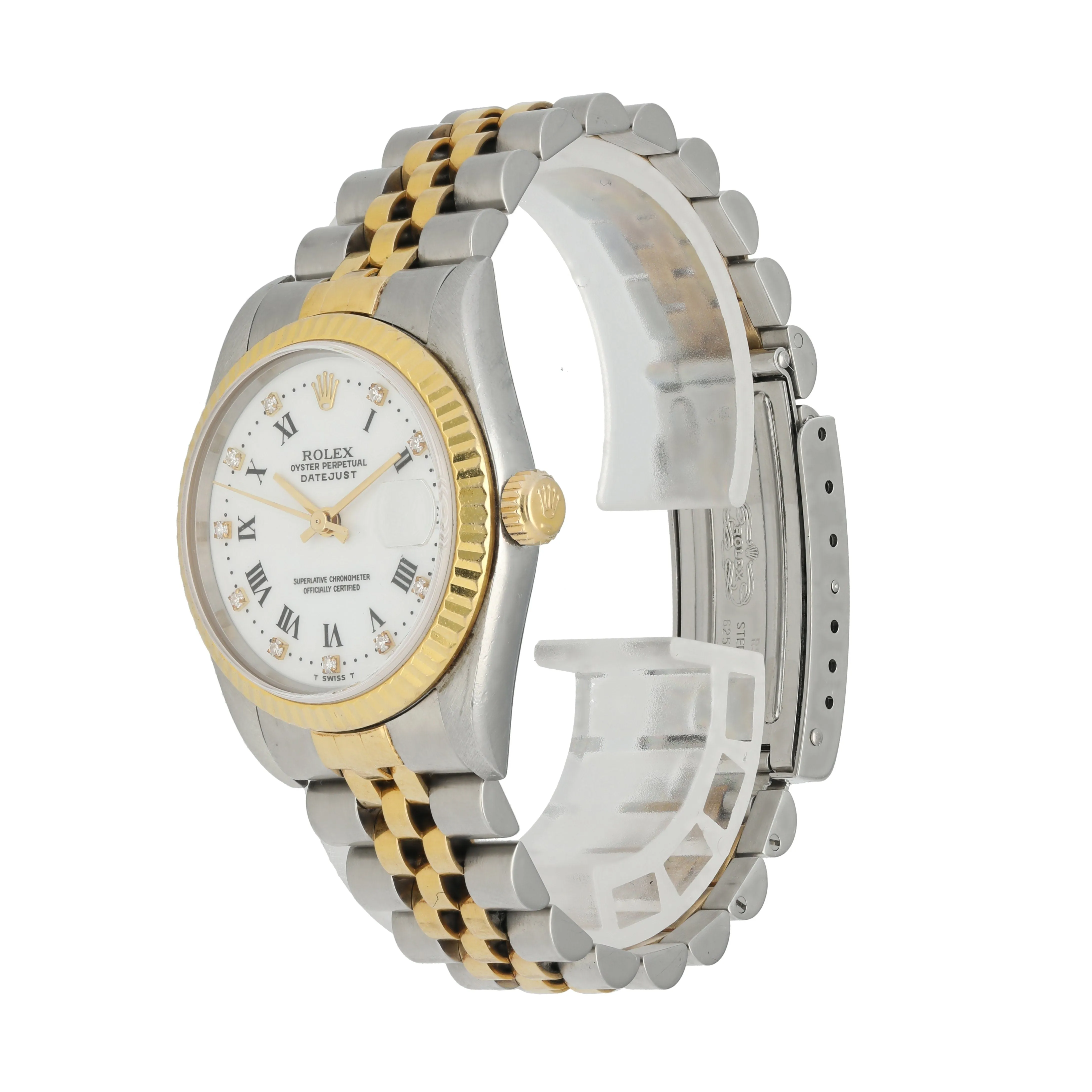 Rolex Datejust Midsize 78273 Diamond Dial Ladies Watch