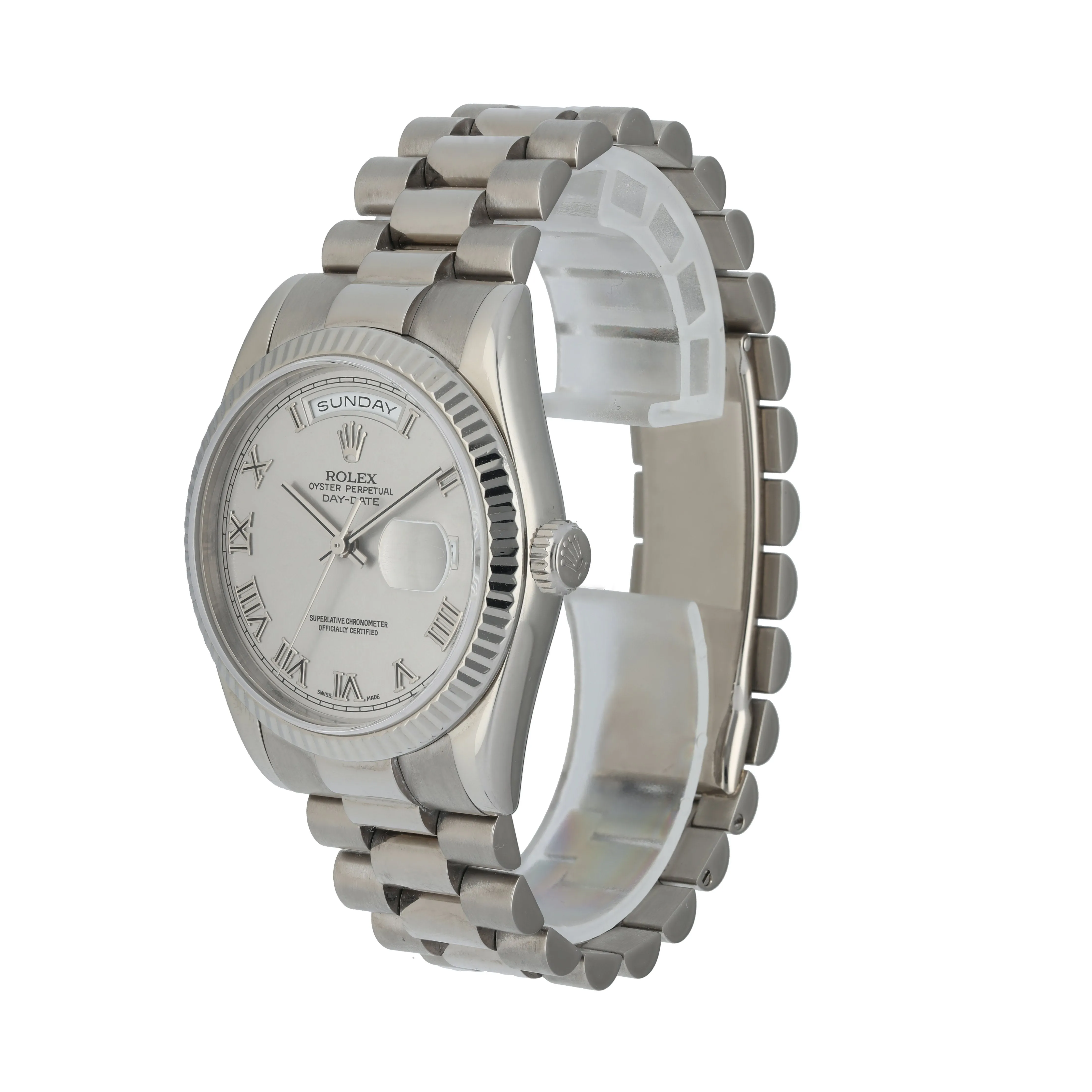 Rolex Day Date 118239 18k White Gold Men's Watch