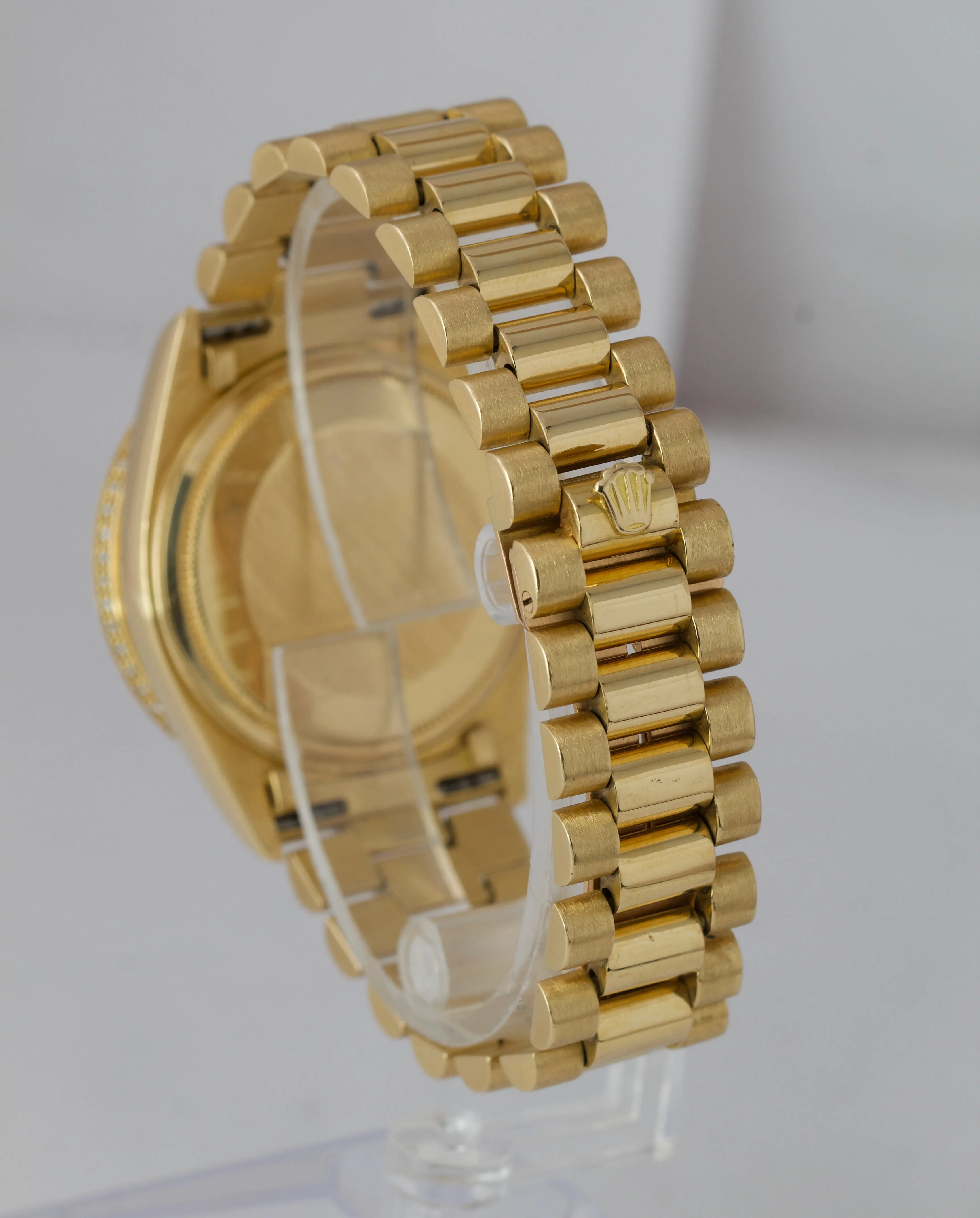 Rolex Day-Date President 18038 Diamond Champagne 36mm 18K Yellow Gold Watch