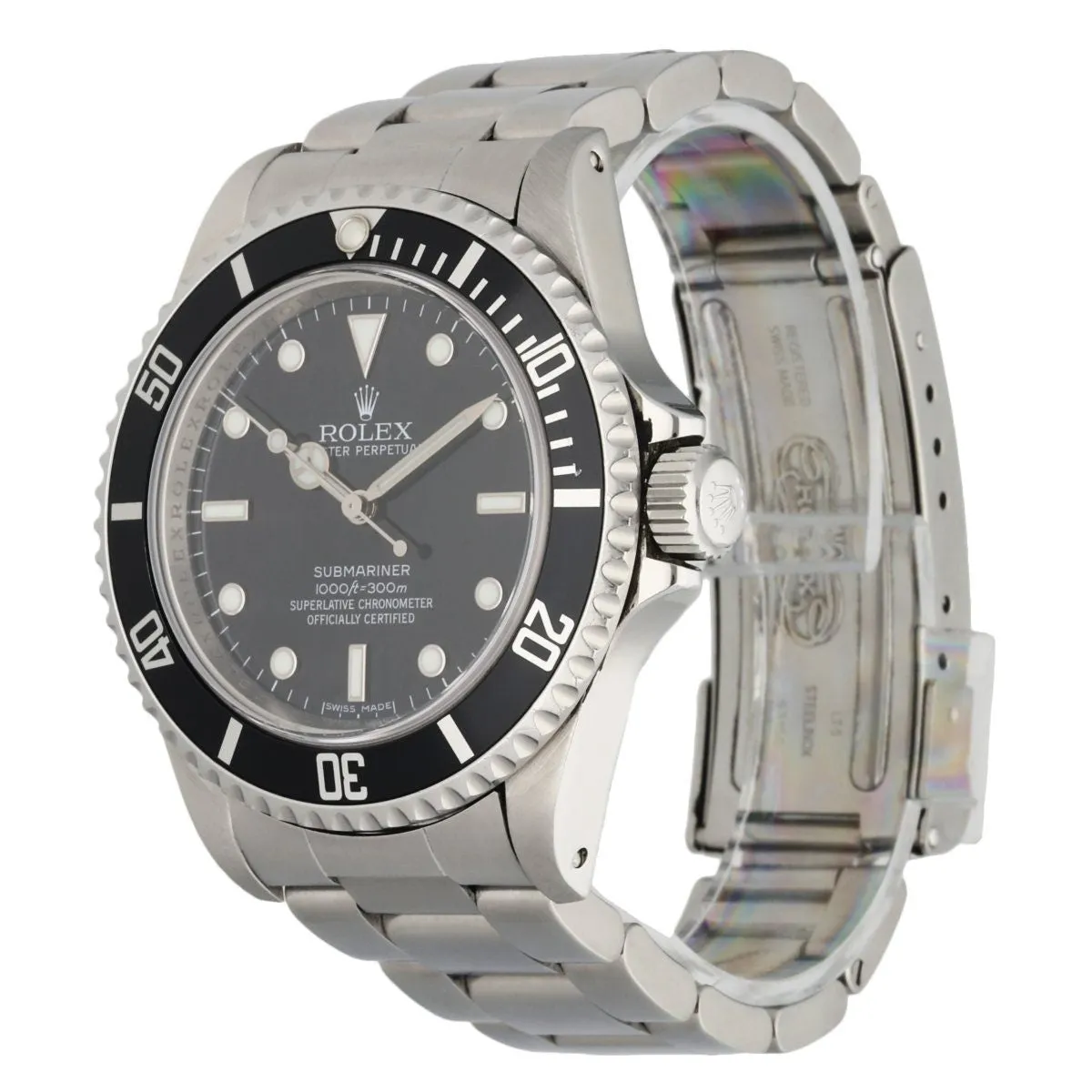 Rolex Submariner No Date 14060M Engraved Rehaut Rare Random Serial