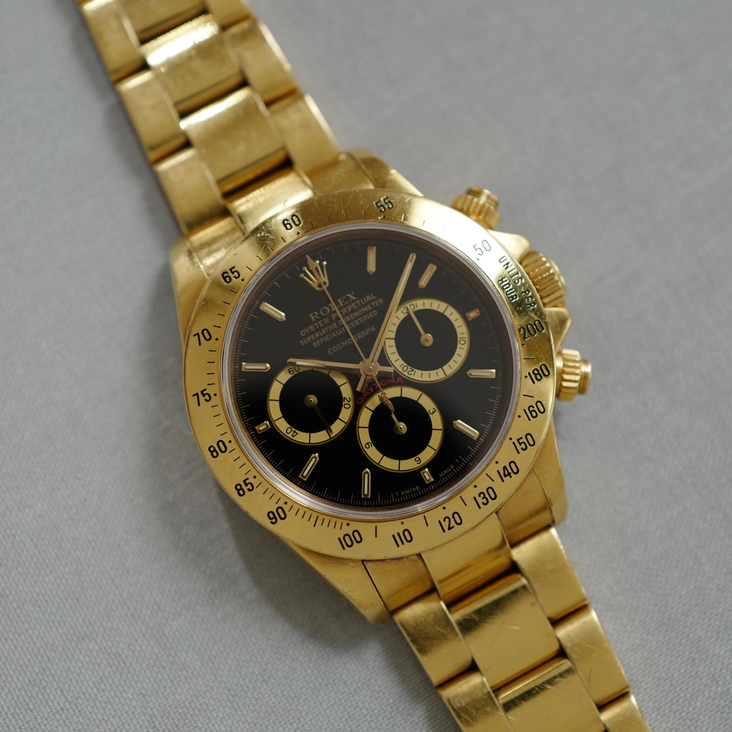 Rolex Yellow Gold Cosmograph R-Series Floating Daytona Watch Ref. 16528