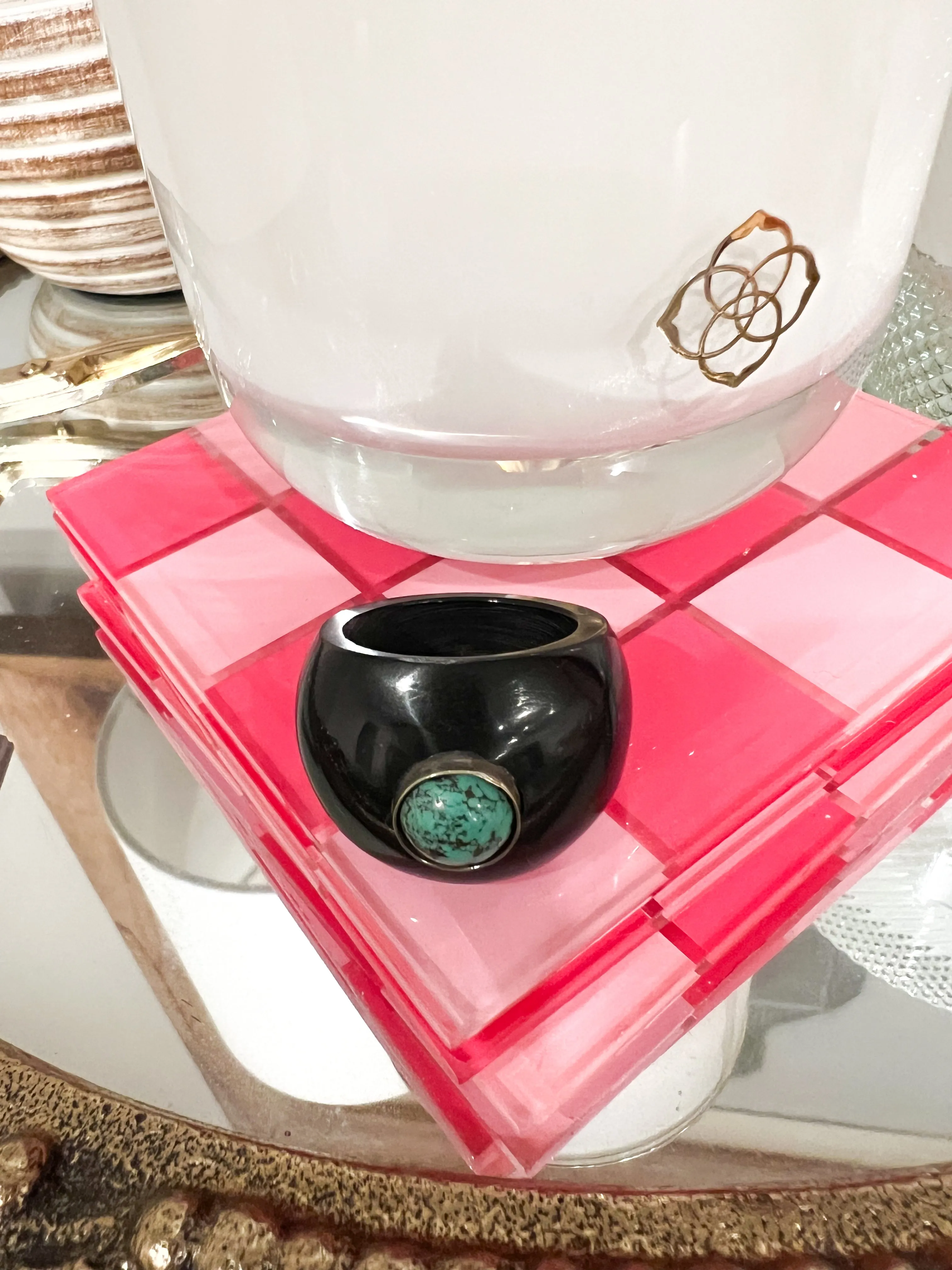 Santa Fe Stone Rings - Black