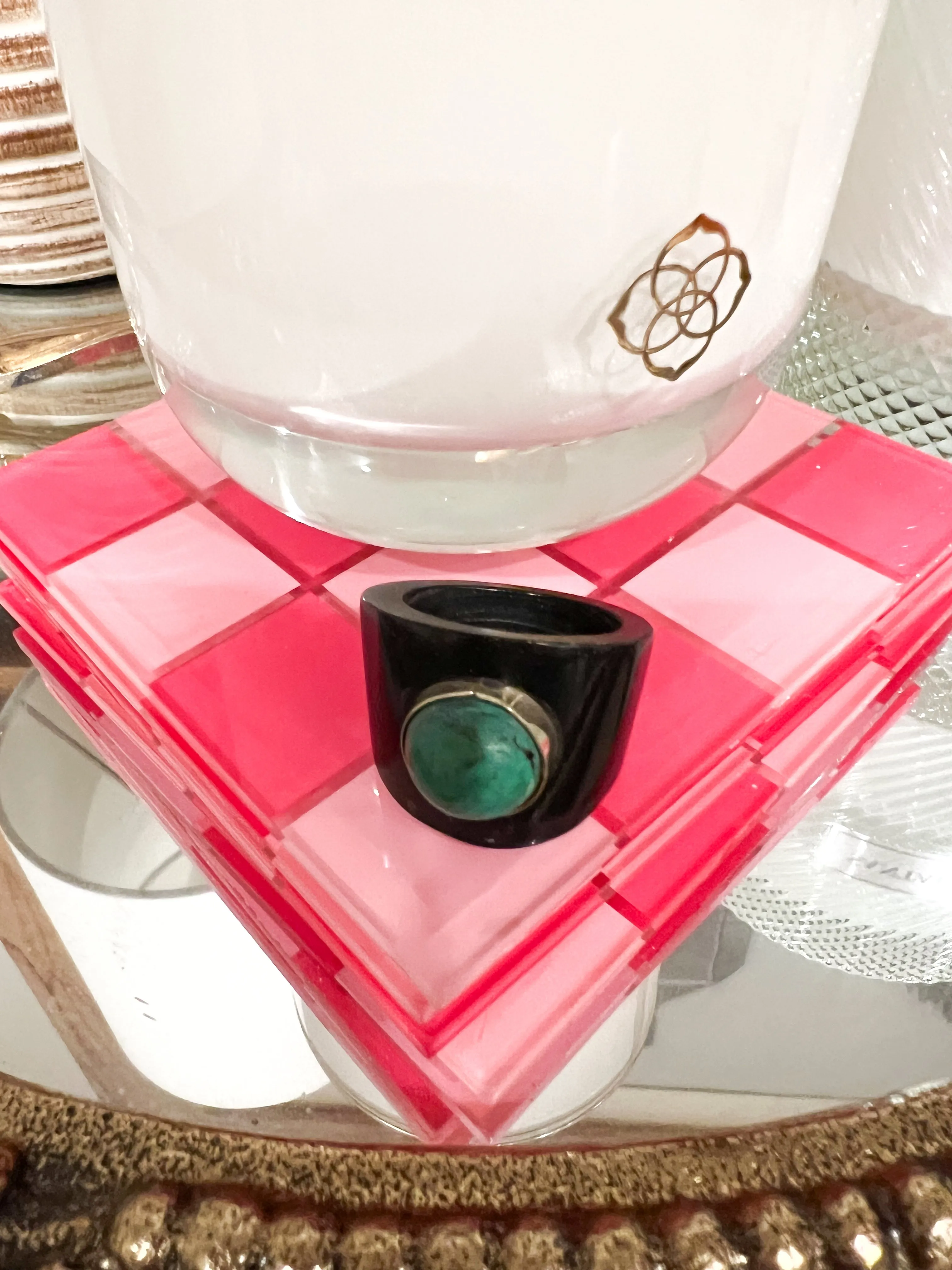 Santa Fe Stone Rings - Black