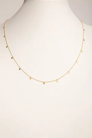 SIA TAYLOR | EVEN DOTS GOLD NECKLACE
