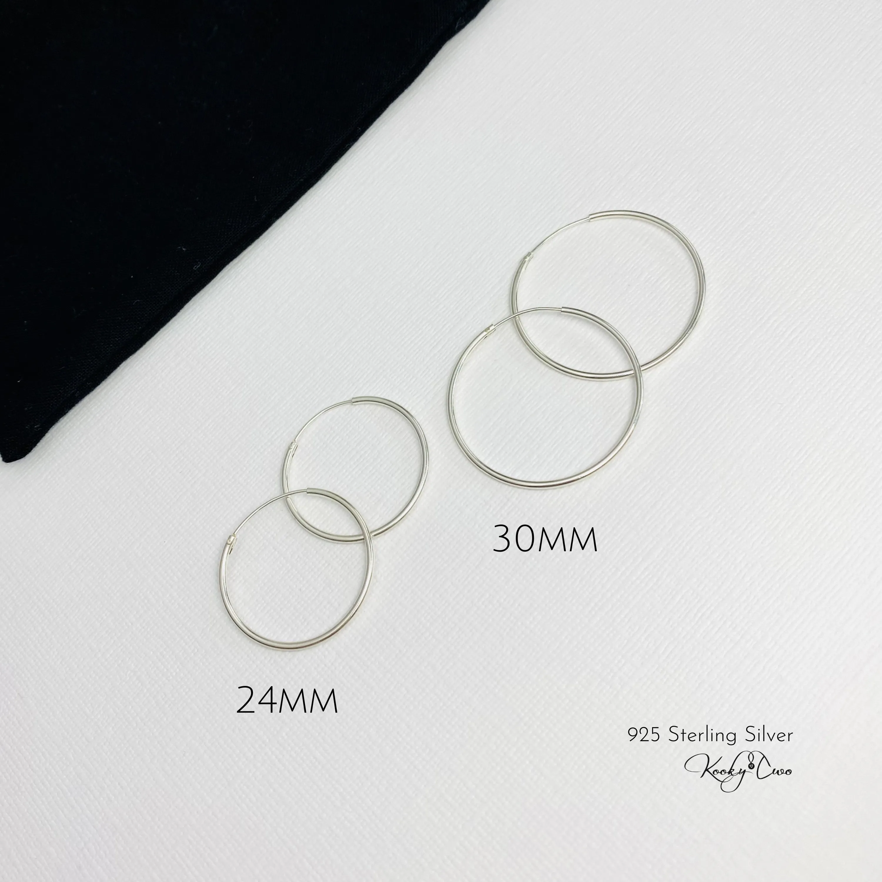Silver Hoop Earrings