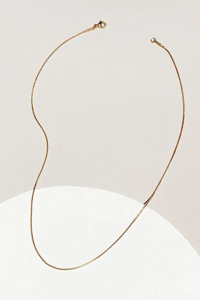 Snake Chain Necklace (Stainless Steel)