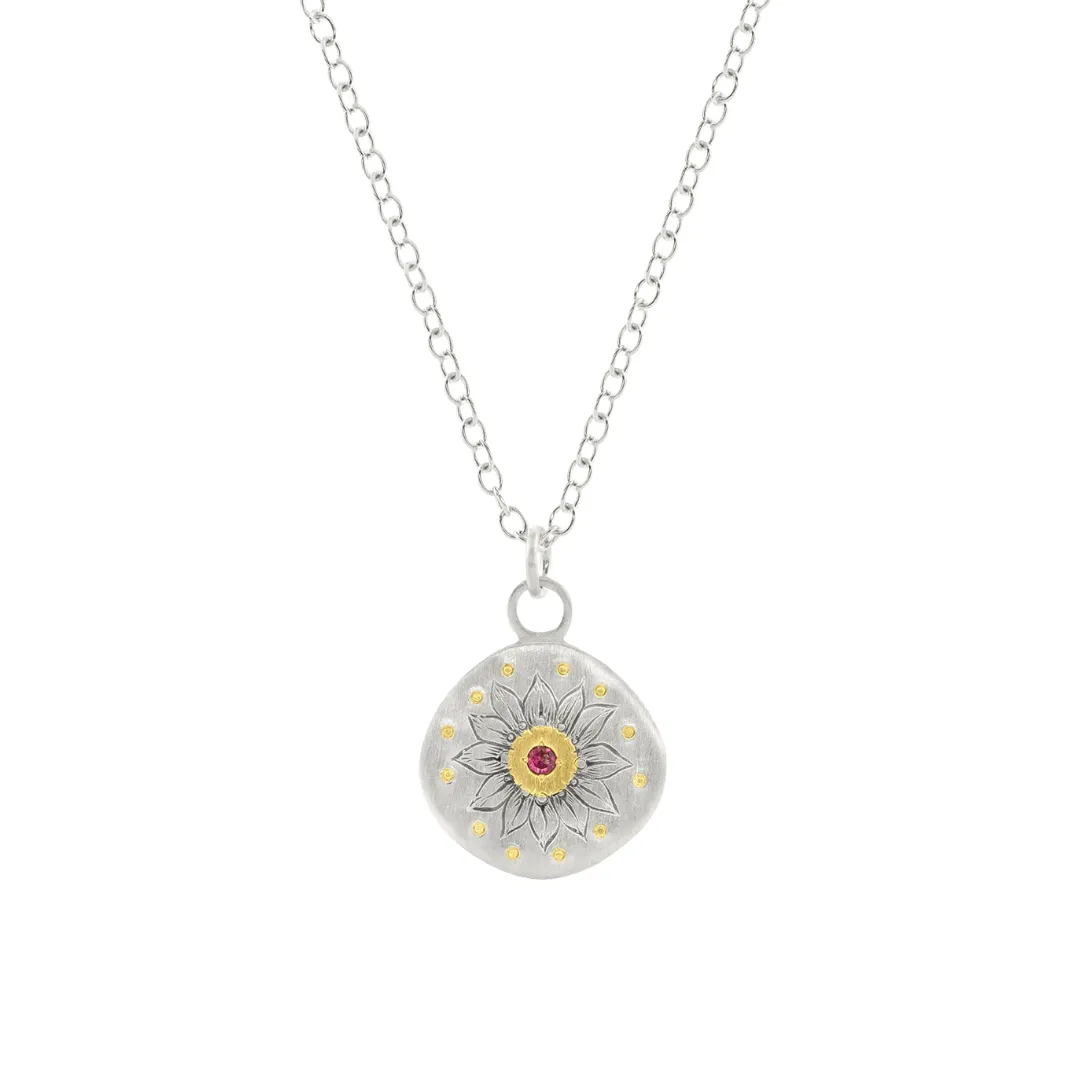 Soleil Ruby Charm Pendant