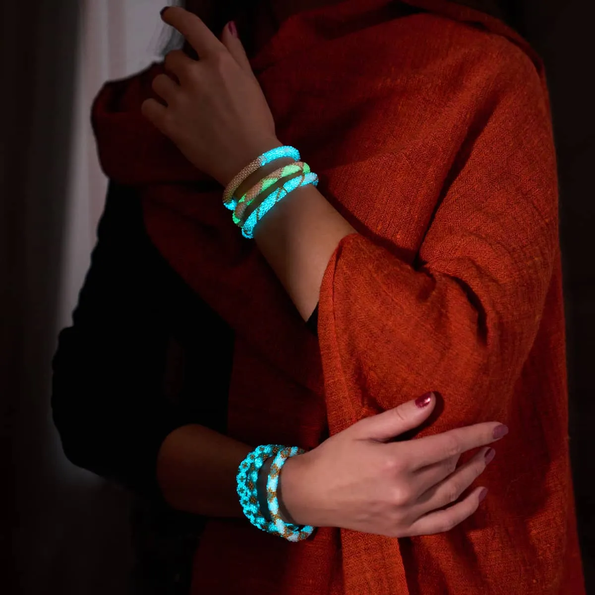 Sorceress' Whip | Himalayan Glass Bead Bracelet