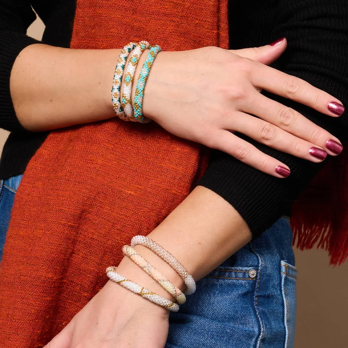Sorceress' Whip | Himalayan Glass Bead Bracelet