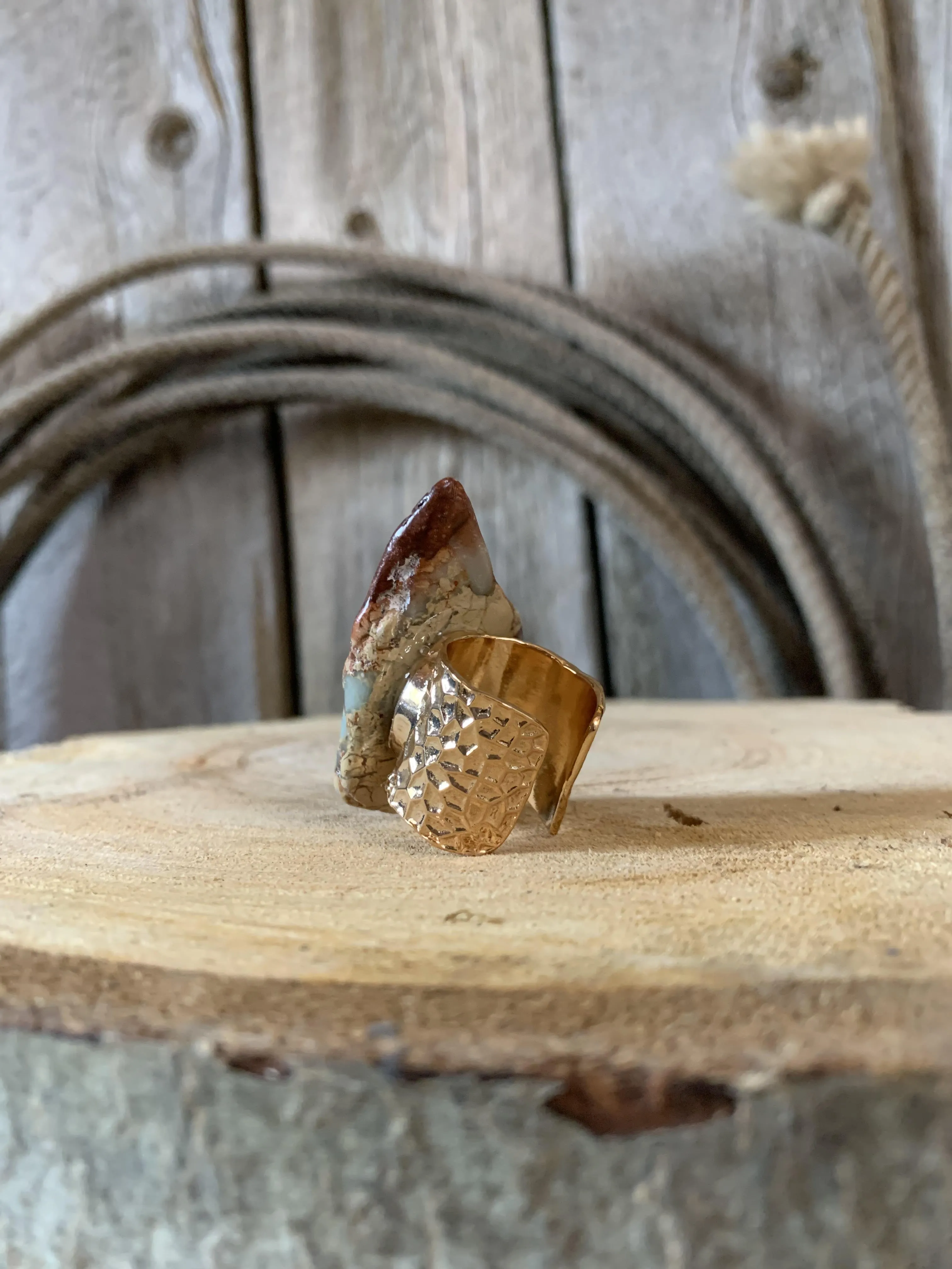 Stone Slab Ring