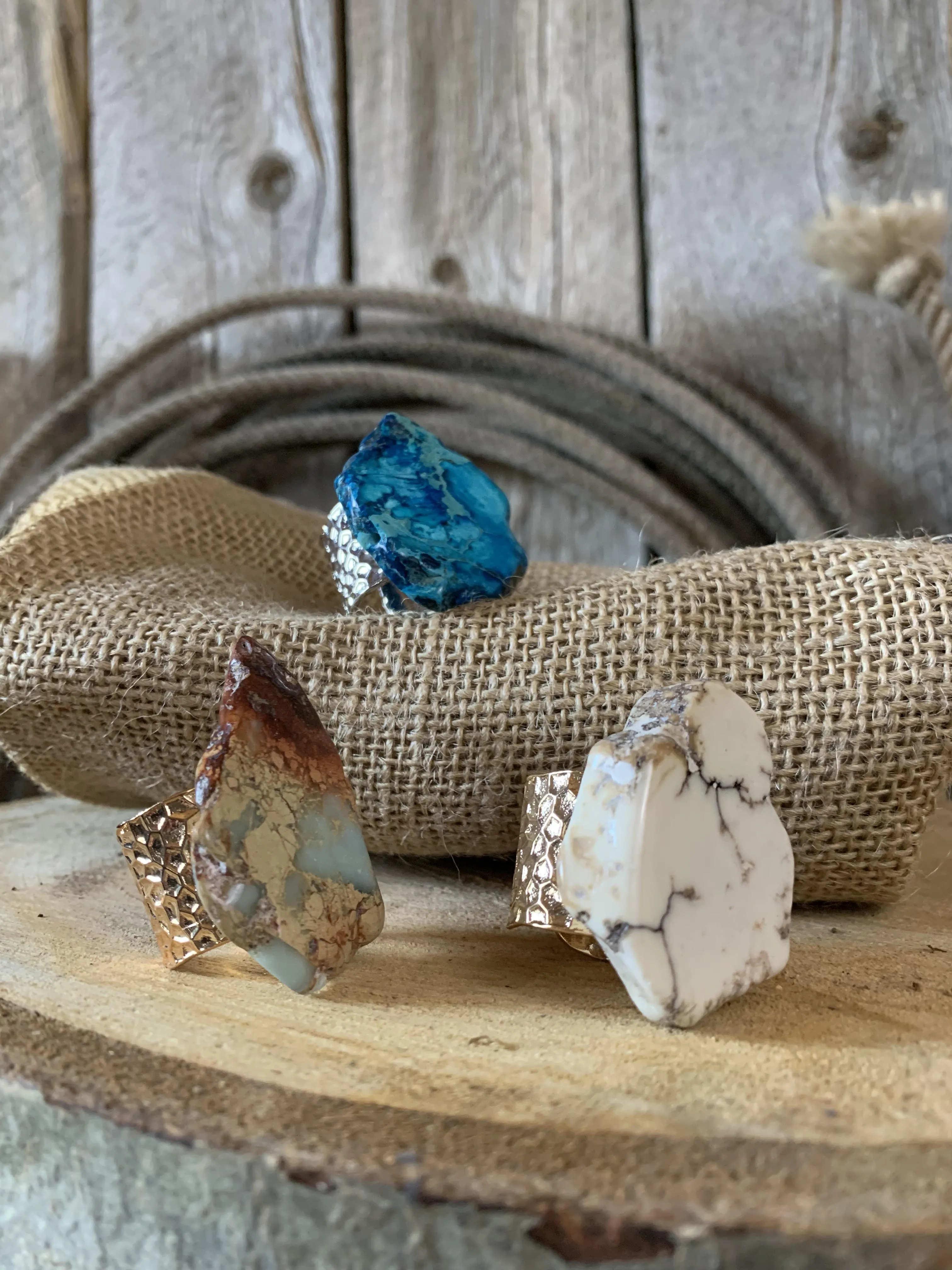 Stone Slab Ring