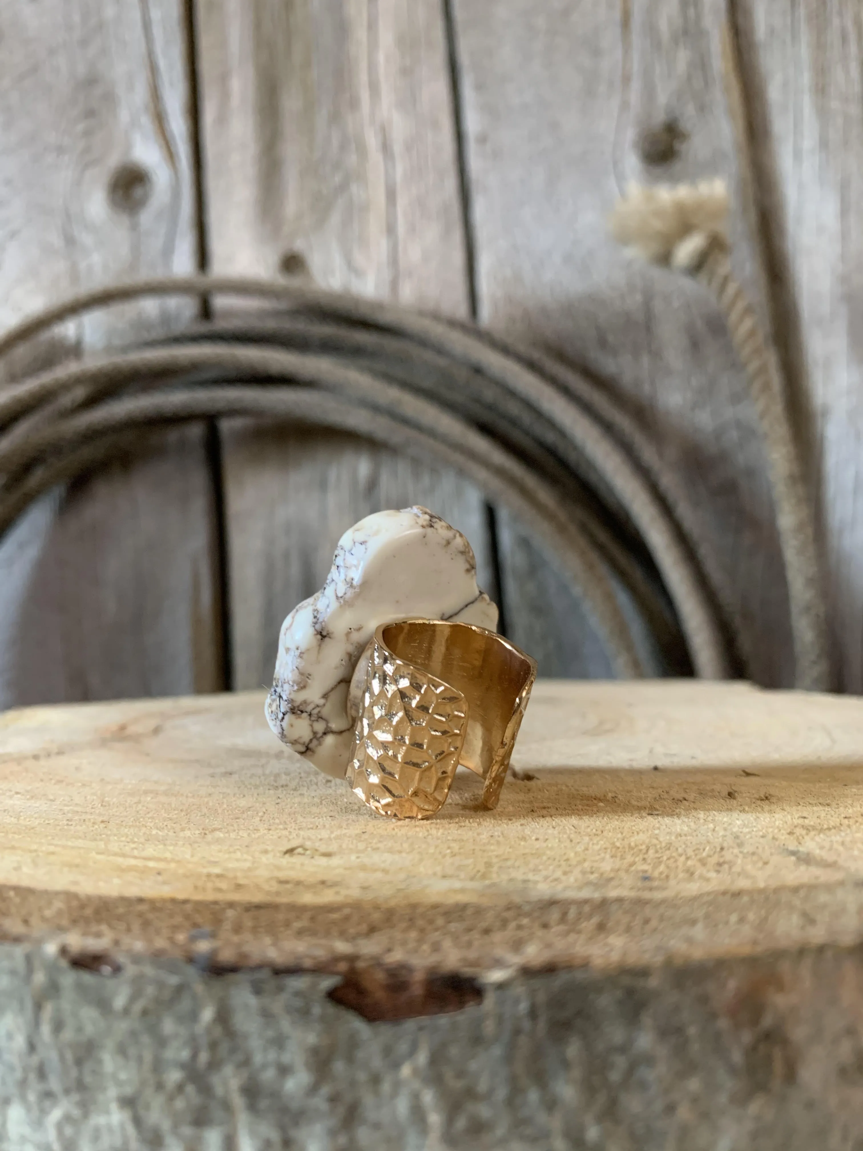 Stone Slab Ring