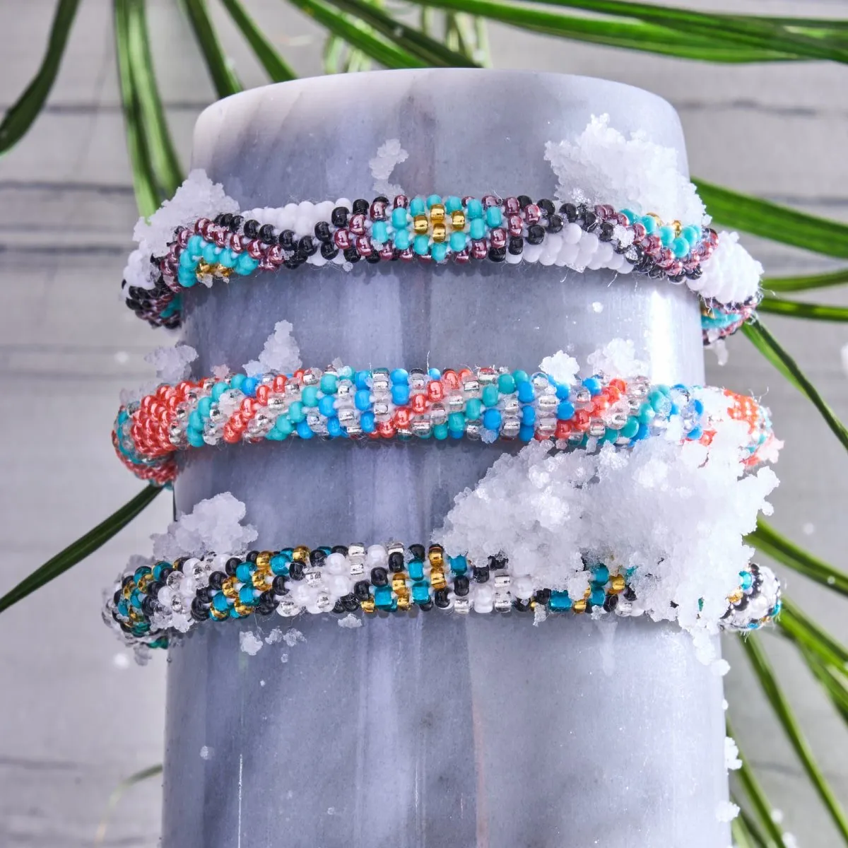 Sugarplum | Himalayan Glass Bead Bracelet