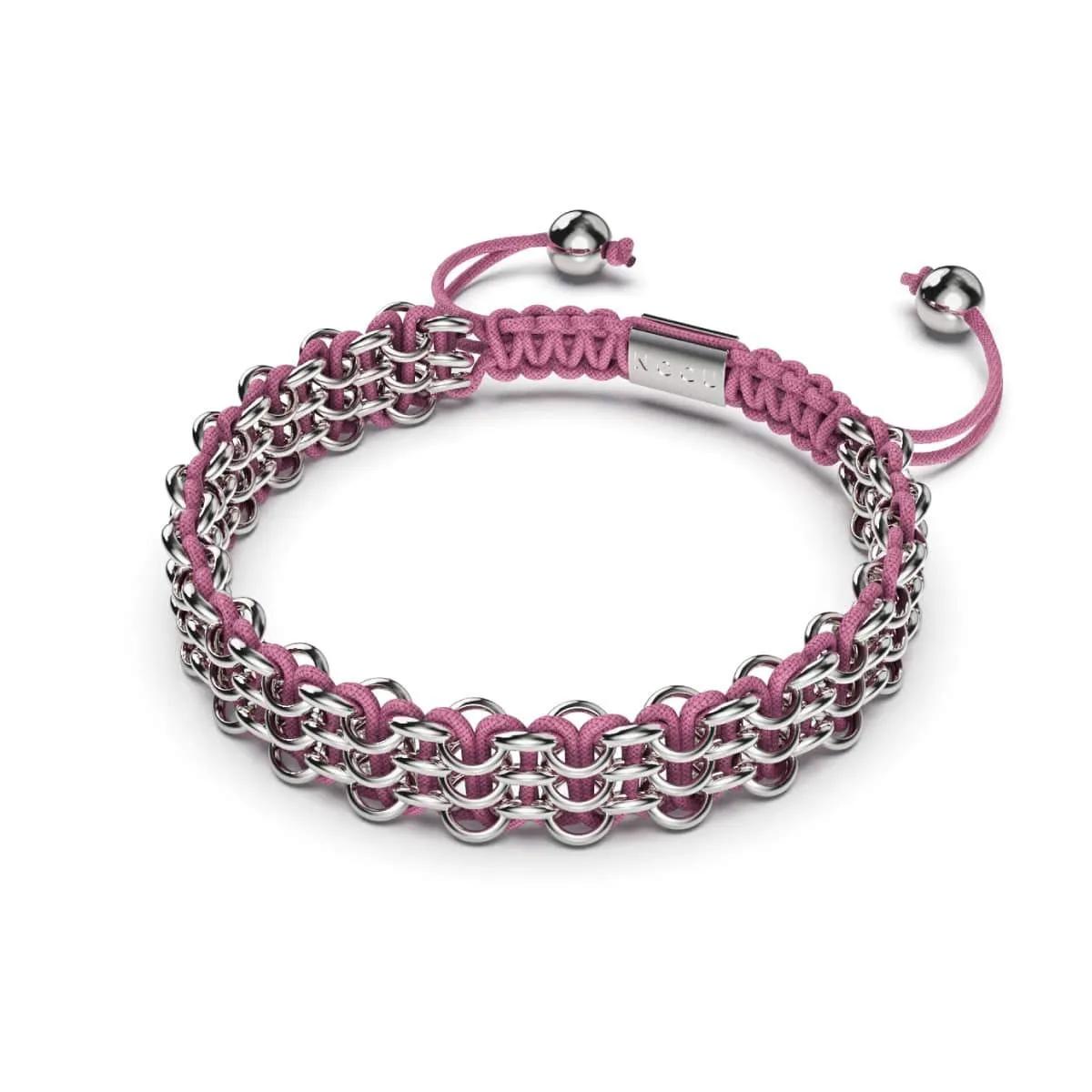 Supreme Kismet Links Bracelet | Silver | Pink