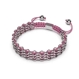 Supreme Kismet Links Bracelet | Silver | Pink