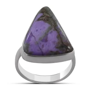 Suzolite Bhatti Silver Rings