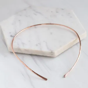The Open Cuff Necklace | Rose Gold Filled