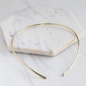 The Open Cuff Necklace | Yellow Gold Filled