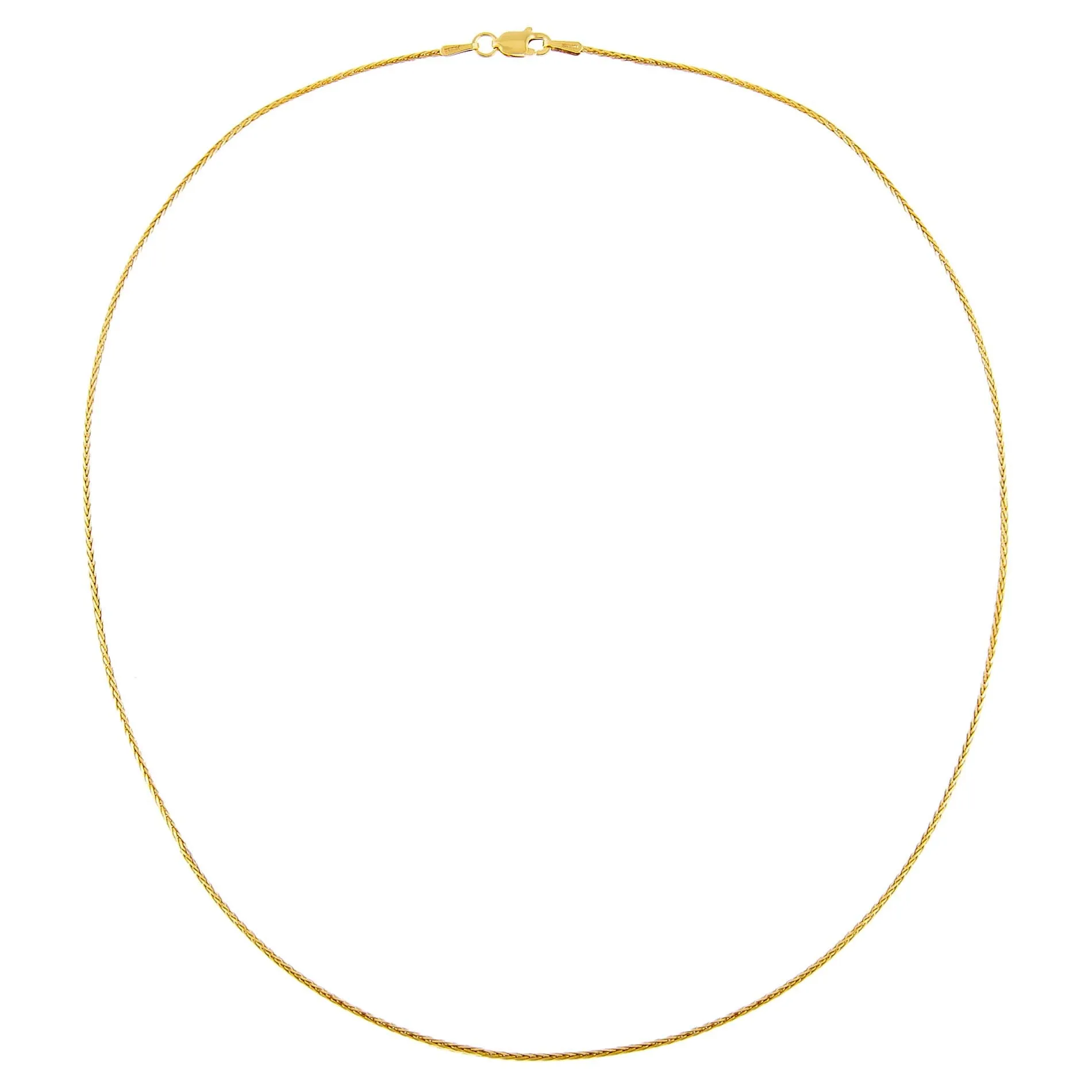 Thin Rope Chain Necklace 14K