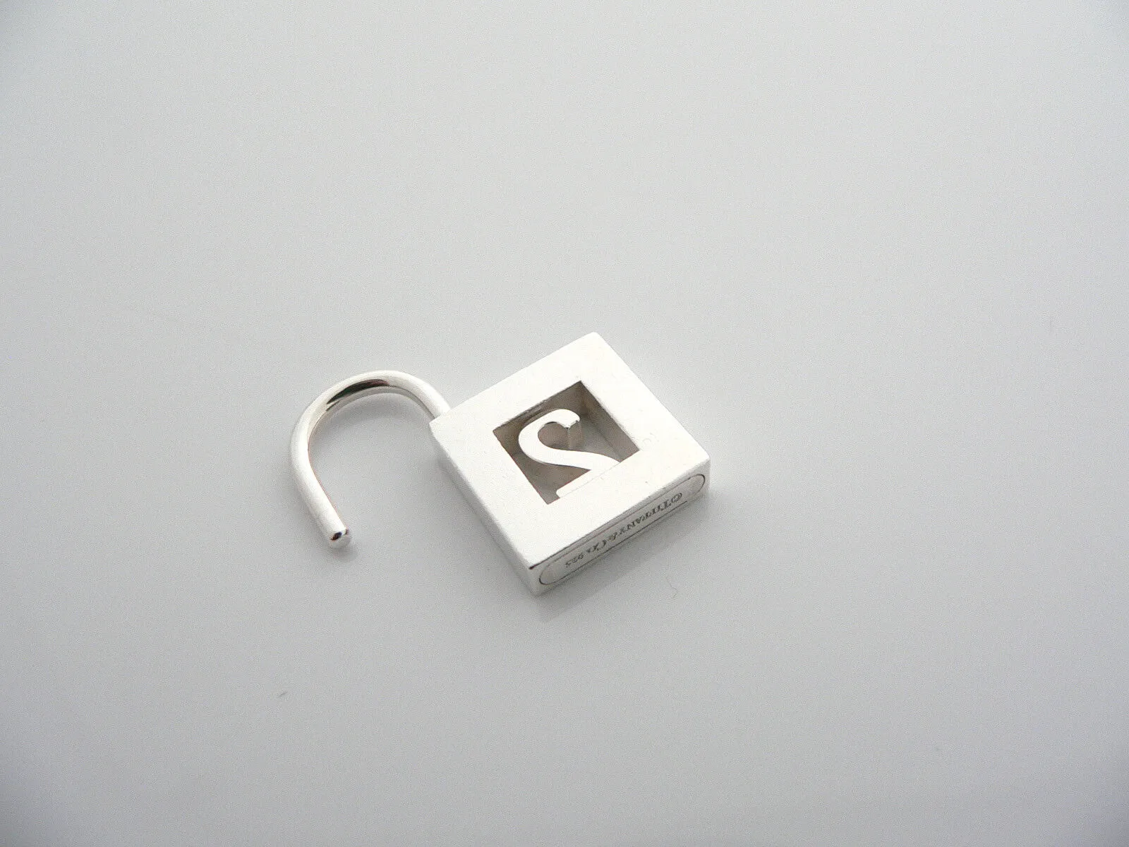 Tiffany & Co Number Charm Two Padlock 4 Necklace Bracelet Personal Gift Pendant