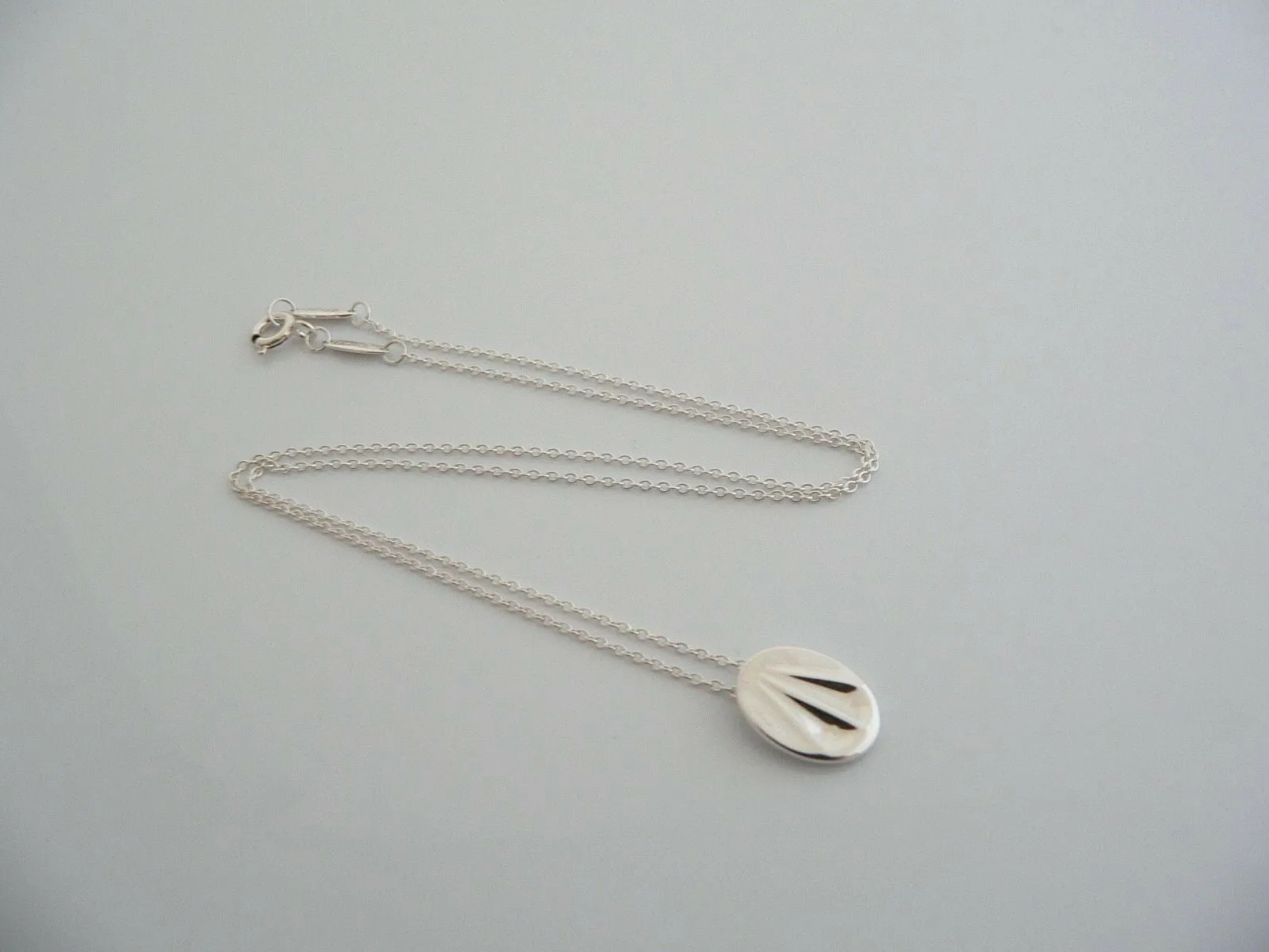 Tiffany & Co Silver Peretti Libra Zodiac Necklace Pendant Chain Charm Gift Love