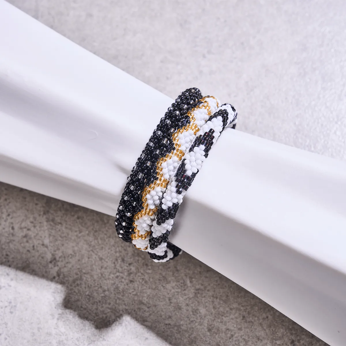 Tiger Stripes | Himalayan Glass Bead Bracelet