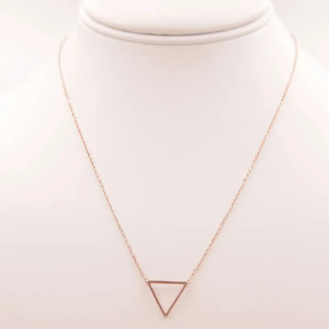 TRIANGLE PENDANT NECKLACE