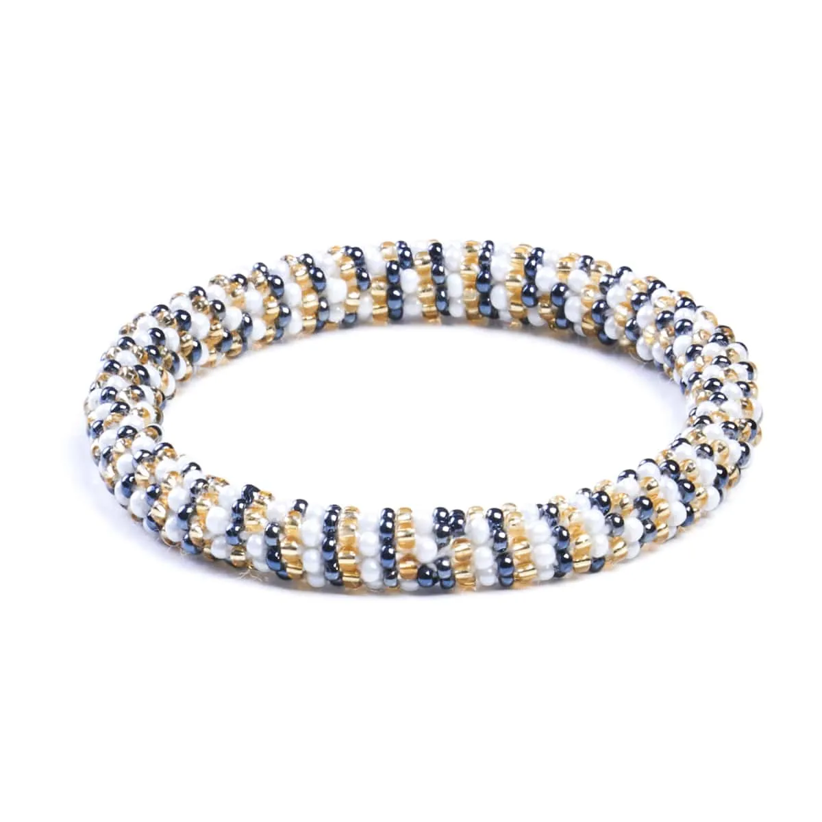 Trident | Himalayan Glass Bead Bracelet