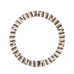 Trident | Himalayan Glass Bead Bracelet