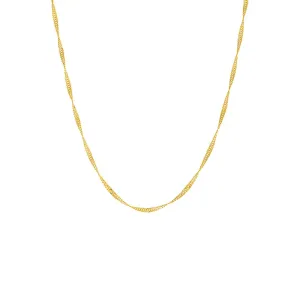 Twist Chain Necklace 14K