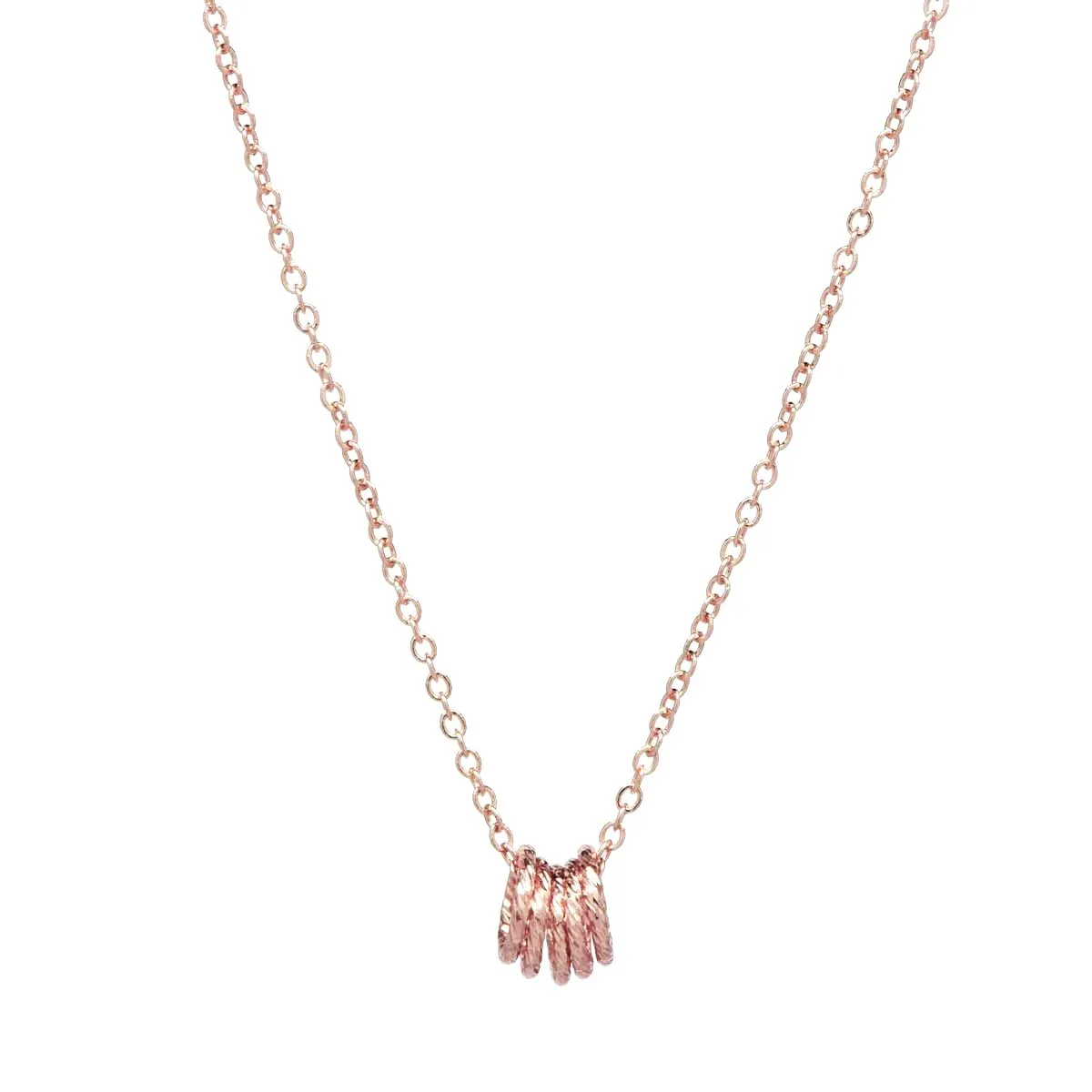 Twisted Circles Necklace