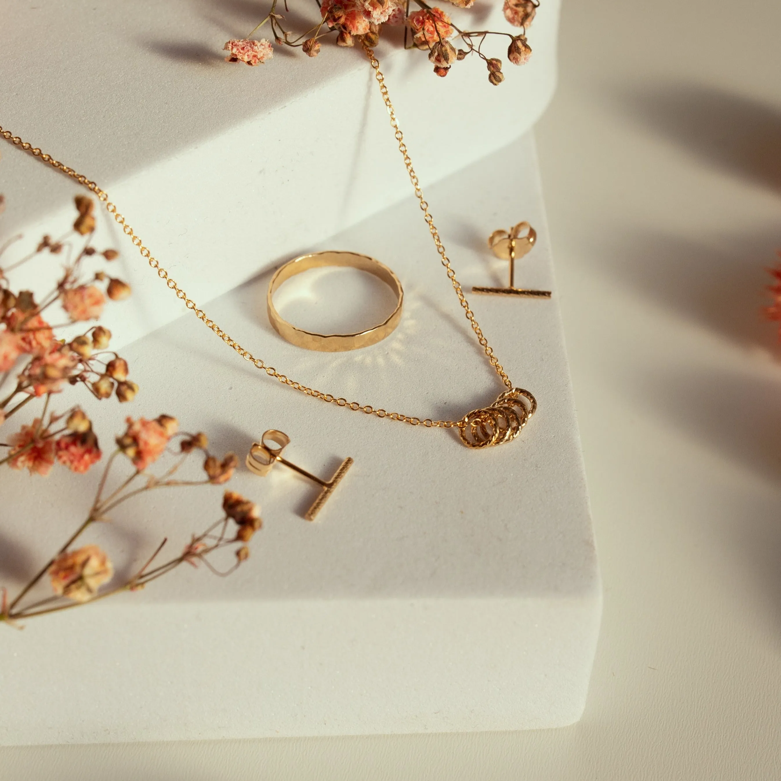 Twisted Circles Necklace