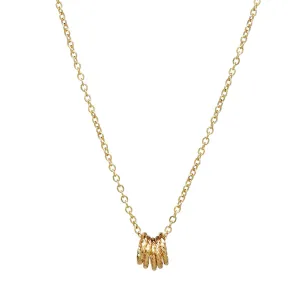 Twisted Circles Necklace