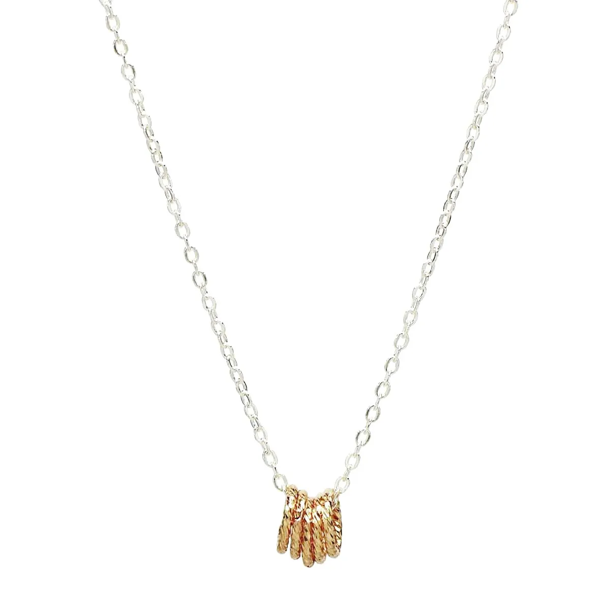 Twisted Circles Necklace