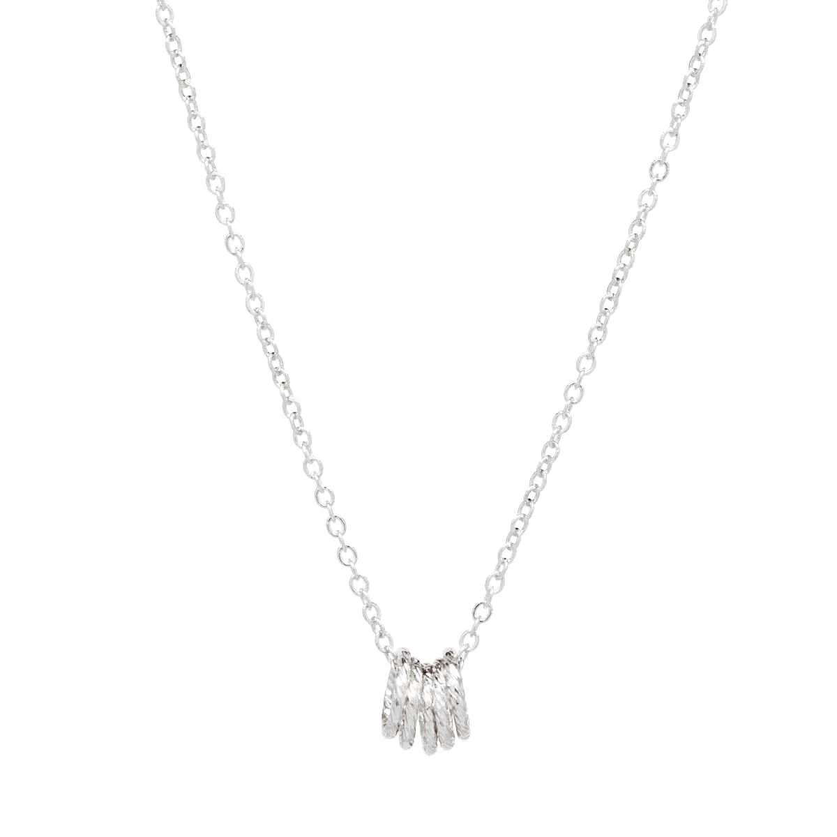 Twisted Circles Necklace
