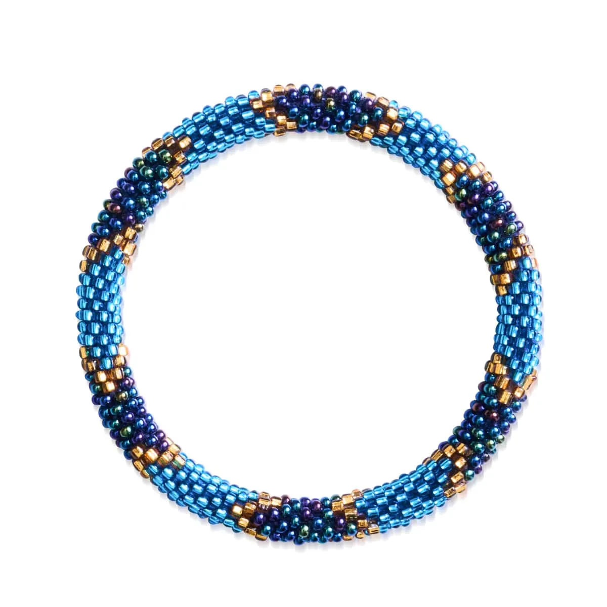 Winter Solstice | Himalayan Glass Bead Bracelet